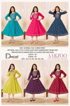 Aarzoo By Deecee Godwal Foil Printed Flared Anarkali Kurtis Exporters In India